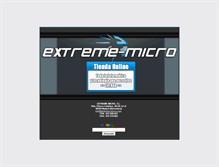 Tablet Screenshot of extrememicro.com